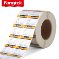 Die-cutting Printed Label ,Colored Printable Sticky Labels Customized for Company Brand